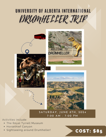 UAI TRIP - Royal Tyrrell Museum/Drumheller - June 8, 2024