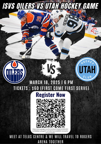 ISVS Oilers NHL Game - March 18, 2025