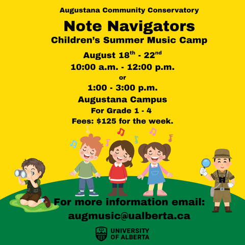 NOTE NAVIGATORS - Children's Summer Music Camp