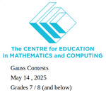 CEMC Gauss Mathematics Contest (Grade 7 , 8 and below)