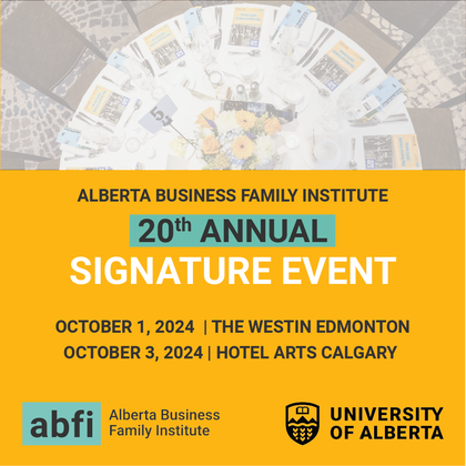 ABFI Signature Event 2024 – Edmonton Table (10 Seats)