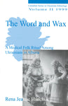 White book cover with blue text and a black and white picture of two women and a child dressed in traditional Ukrainian attire.