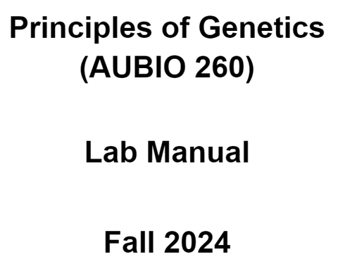 AUBIO 260 Lab Manual