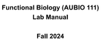 AUBIO 111 Lab Manual