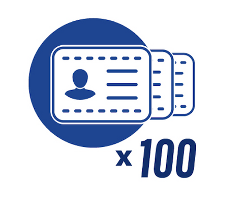 Block of 100 Site Licenses (materials & registration only)