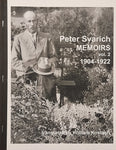 Black and white book cover with a photograph of a man seated on a bench in a garden.